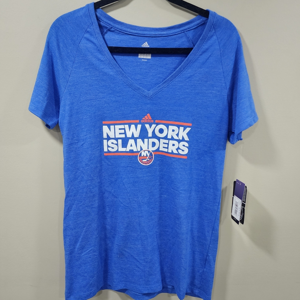 Adidas New York Islanders Blue T-Shirt